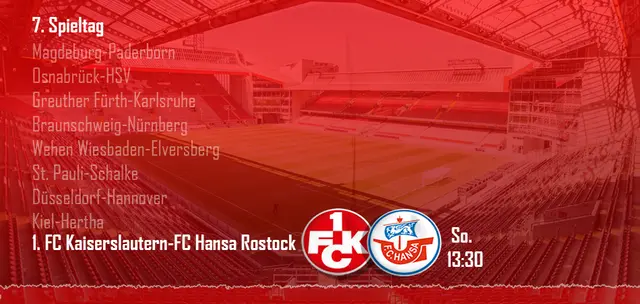 Inför 1. FC Kaiserslautern - FC Hansa Rostock