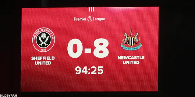 Sheffield United- Newcastle 0-8