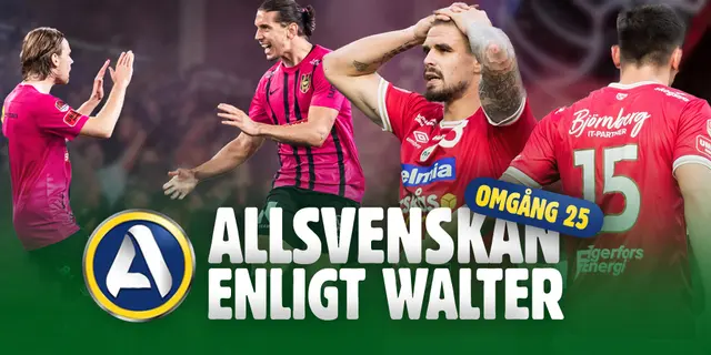 Allsvenskan enligt Walter #25: Bottennapp