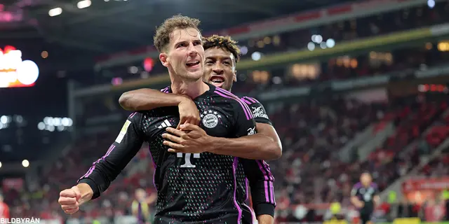 Bayern fortfarande på tredjeplats i ligan när högt kritiserade Leon Goretzka såg till att man vann mot Mainz