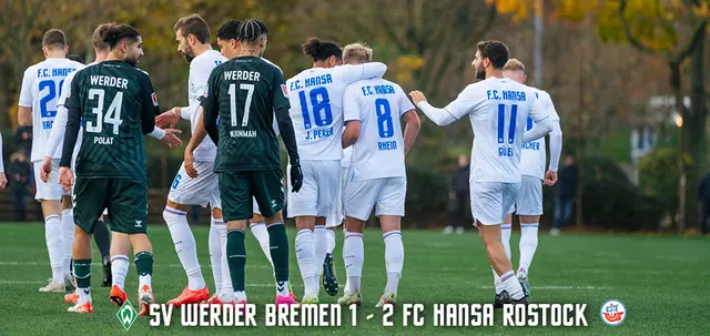 Hansa vann mot Werder Bremen