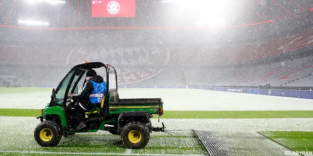 Kraftigt snöoväder ställer in Bayern Münchens match