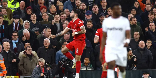 Liverpool – West Ham 5–1: Liverpool krossade sig fram till semifinal