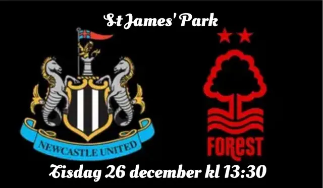 Inför Newcastle United FC - Nottingham Forest 