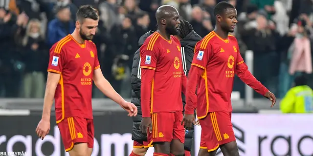 Fem punkter från Juventus-Roma