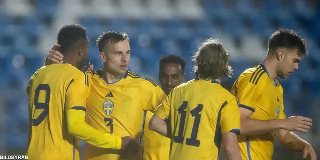 Sverige - Estland 2-1 - Sverige vann galen regnmatch