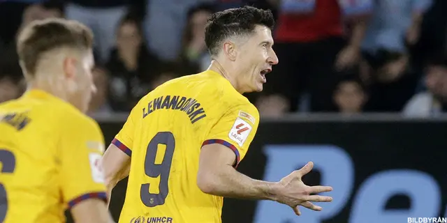 Lewandowski matchhjälte mot Celta Vigo