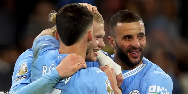 Haaland matchvinnare för City mot Brentford – se mål och höjdpunkter
