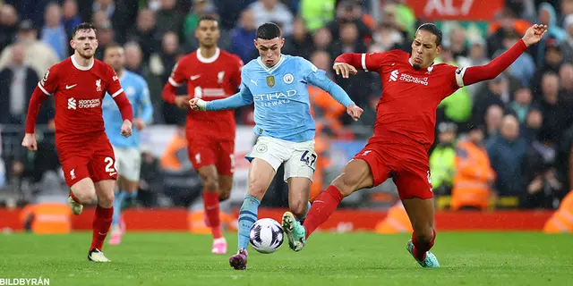 Liverpool–Manchester City 1–1: En missad chans
