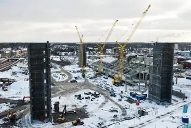 Försenad invigning av Nya Söderstadion