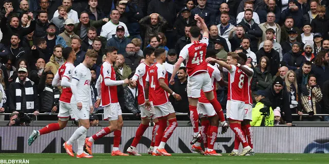 Arsenal vinner ett dramatiskt north London derby