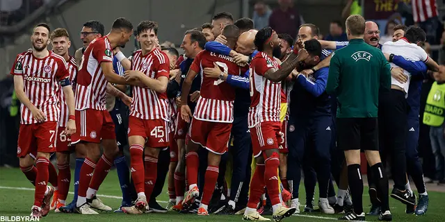 Orubbligt Olympiakos vidare till final av UEFA Europa Conference League