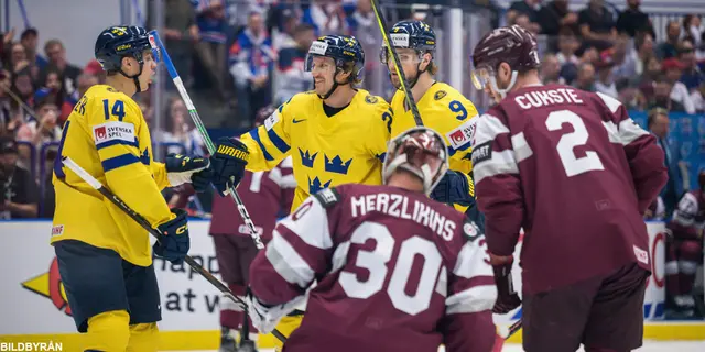 Sverige slog Lettland efter 26 mirakelsekunder