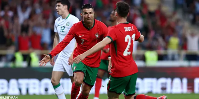 Ronaldo glänste i Portugals EM-genrep