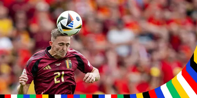 Euro 2024: Belgien besegras av Slovakien och missar sin öppningsmatch
