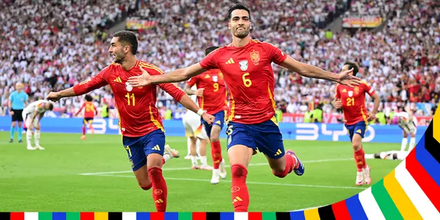 Spanien till semifinal efter förlängning