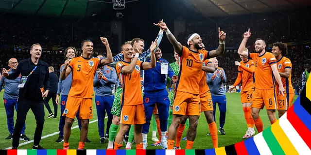 Holland 2 - 1 Turkiet: Svängigt kvartsfinaldrama