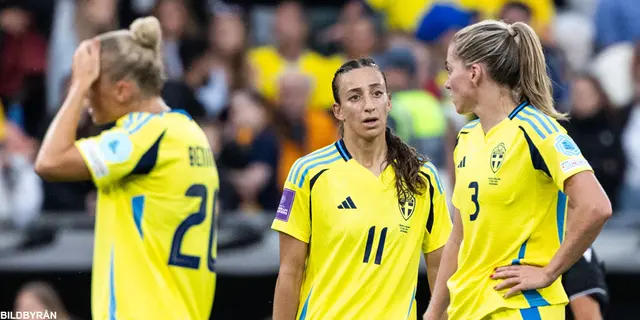 Sverige tryckte på mot England – men missade direktplats till EM