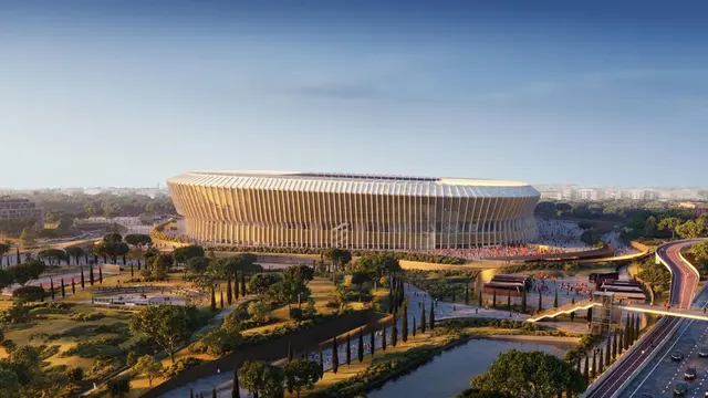 La settimana romana: Nya stadion presenterad för kommunen - ”Europas största curva”
