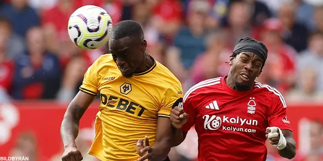 Matchrapport: Nottingham Forest-Wolves 1-1