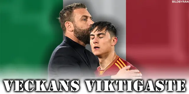 VV Italien: Roma sparkade De Rossi