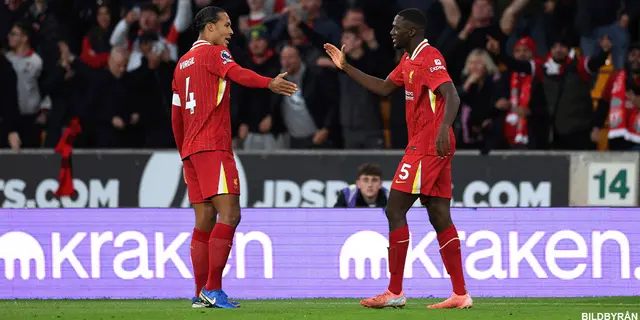 Wolverhampton - Liverpool 1-2: Bortaseger mot jumbon