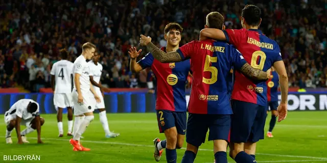 Barca studsade tillbaka