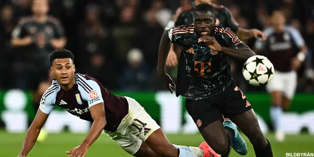 Tung förlust på Villa Park för Bayern i Champions League