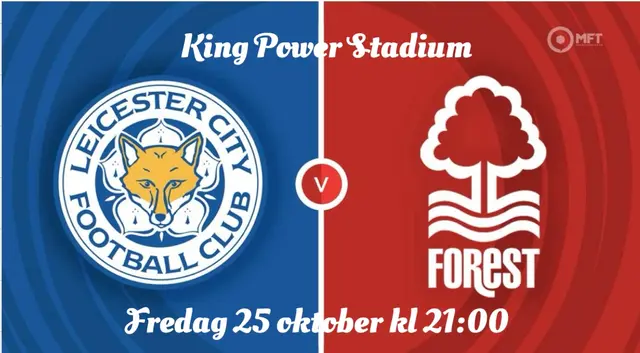 Inför Leicester City FC - Nottingham Forest FC 