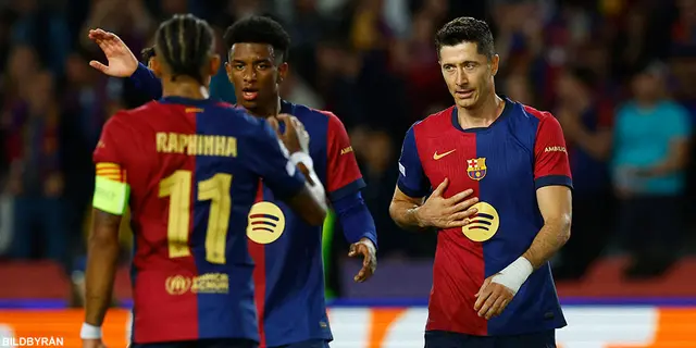 Barcelona studsade tillbaka - Lewandowski historisk