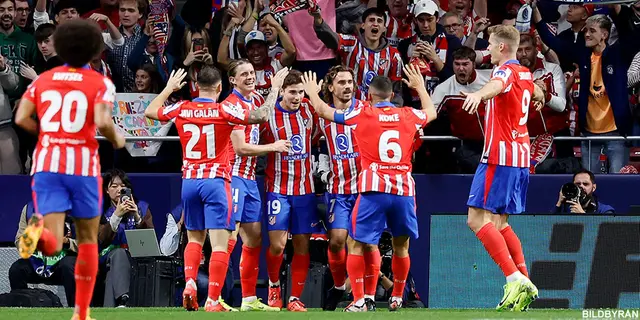 Goda skadenyheter för Atletico Madrid