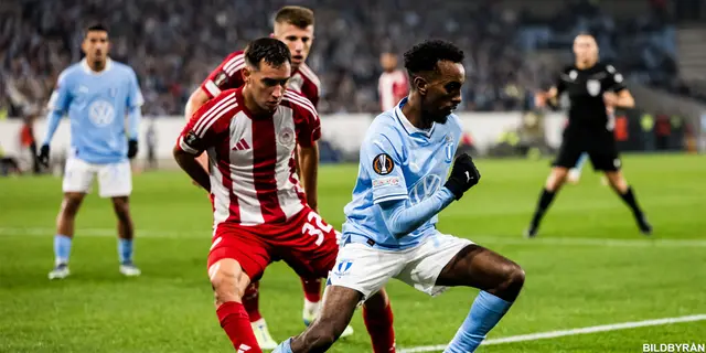 5 snabba MFF - Olympiacos 0-1: Stark insats trots förlust