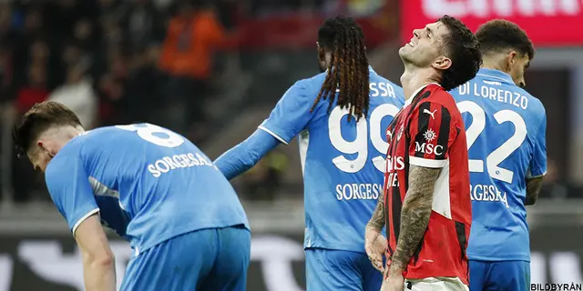 5 snabba efter Milan - Napoli 0-2. Sorgligt!