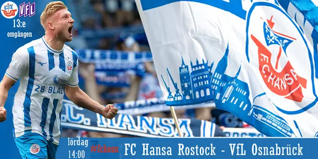 Inför FC Hansa Rostock - VfL Osnabrück