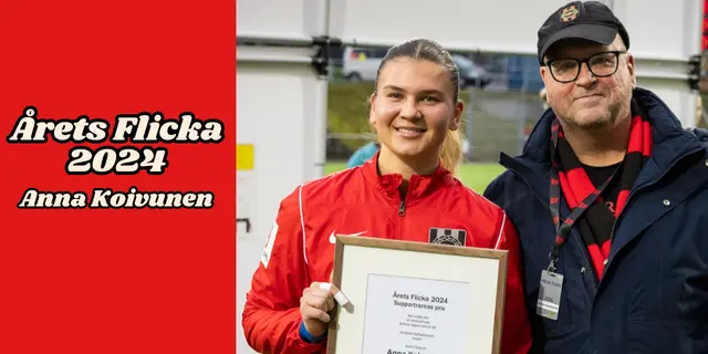 Årets flicka i BP - Anna Koivunen!