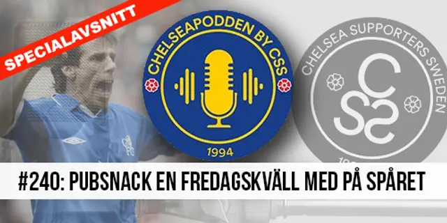 ChelseaPodden #260. Pubsnack en fredagskväll med på spåret