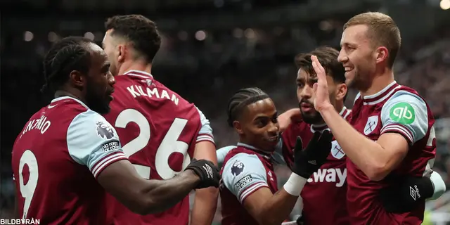 Hammers skrällde på St James' Park