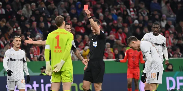 Bayern är ute ur DFB Pokal - tidigt rött kort kostade Bayern ett avancemang