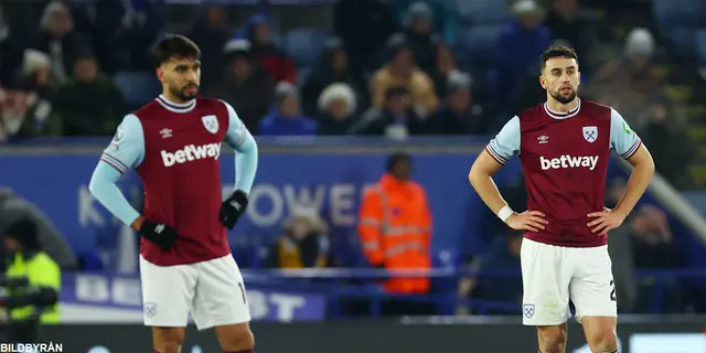 Leicester-West Ham 3–1: Han måste bort