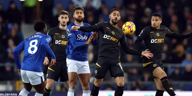 Matchrapport: Everton-Wolves 4-0