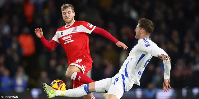 Middlesbrough förlorade "derbyt" mot Leeds