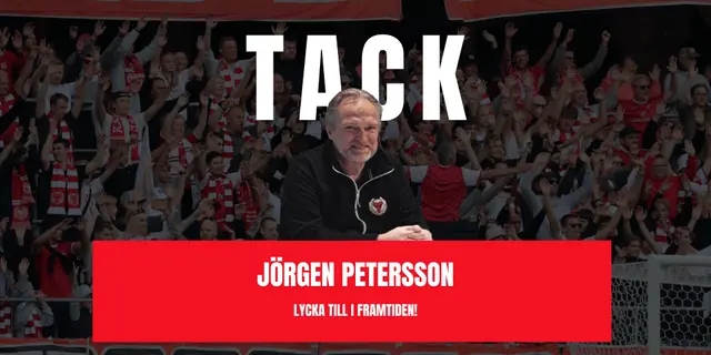 Efter 8 säsonger lämnar Jörgen Petersson föreningen.