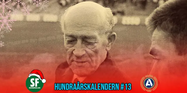 Hundraårskalendern lucka #13: Eric Persson – föreningsbyggaren som inte tålde gult