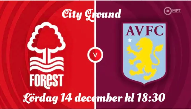 Inför Nottingham Forest FC - Aston Villa FC