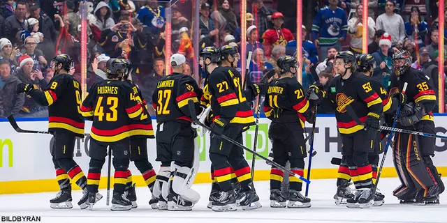 Canucks fortsätter vara bekväma i botten