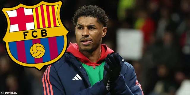 Marcus Rashford i möten med Barcelona