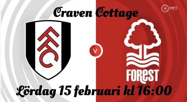  Inför Fulham FC - Nottingham Forest 