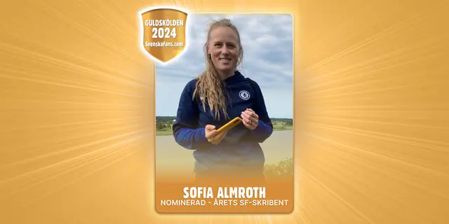 Guldskölden 2024 – nominerad till årets SF-skribent: Sofia Almroth