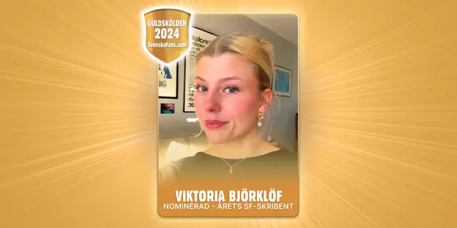 Guldskölden 2024 – nominerad till årets SF-skribent: Viktoria Björklöf