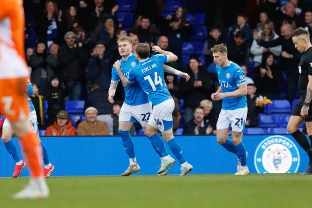 Andrésson succéinhoppare med två mål när County vände mot Blackpool